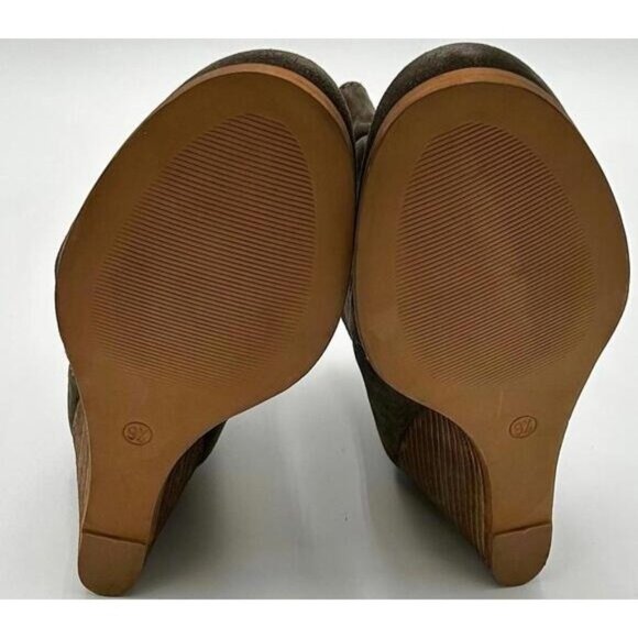 Diba Bailey Suede Bootie Women’s 9.5 Gray Leather Upper Ankle Boots - Picture 6 of 9